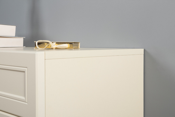 Комод Марион 16.249 слоновая кость С341 PE, слоновая кость 6898 ПВХ, белый PE шагрень