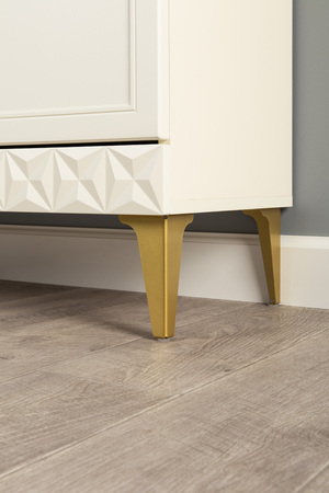 Комод Марион 16.249 слоновая кость С341 PE, слоновая кость 6898 ПВХ, белый PE шагрень