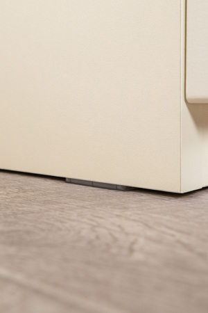 Шкаф-пенал Марион 16.340.01 слоновая кость С341 PE, слоновая кость 6898 ПВХ (собирается на любую сторону)