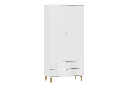 Прихожая Дакота композиция 2 меренга, белый, без пуфа